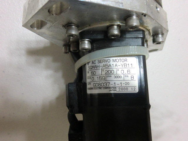 YASKAWA MODEL : SGMAH-A5A1A-YB11 50W (二手良品) — 2 / 2