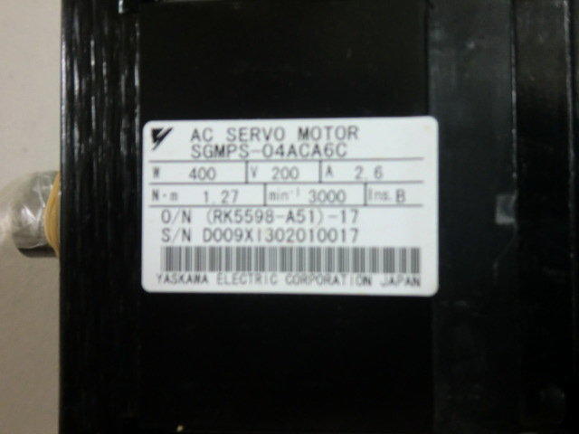 YASKAWA MODEL : SGMPS-04ACA6C 400W 盒裝 (NEW) — 2 / 2
