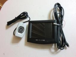 貨車倒車用監視系統 防水型紅外線CCD攝影機含5.6" TFT LCD 及 17M 連接線 INPUT : DC 12V ~ 30V 全套盒裝 (NEW)