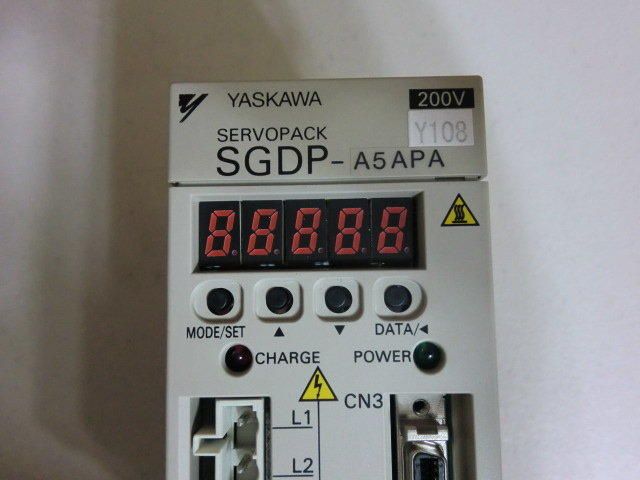 YASKAWA MODEL : SGDP-A5APA Y108 50W 無盒裝 (NEW) — 3 / 3
