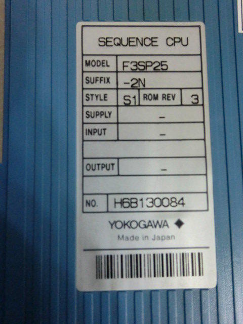 YOKOGAWA MODEL : F3SP25-2N (二手良品) — 2 / 3