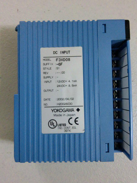 YOKOGAWA 橫河 PLC DC INPUT MODEL : F3XD08-6F (二手良品) — 2 / 3