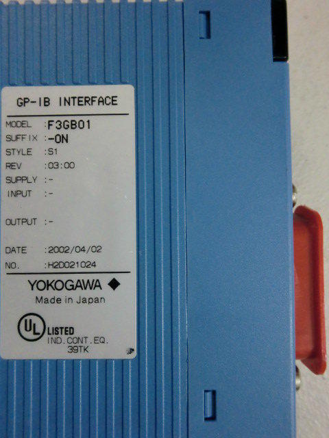 YOKOGAWA MODEL : F3GB01-0N (二手良品) — 3 / 3