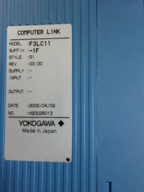 YOKOGAWA MODEL : F3LC11-1F (二手良品) — 3 / 3