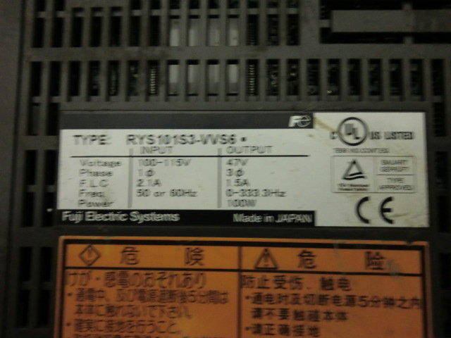 FUJI ELECTRIC MODEL : RYS101S3-VVS6 100W (二手良品) — 3 / 3