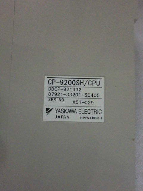 YASKAWA MODEL : CP-9200SH/CPU DDCP-921332 (二手良品) — 3 / 3
