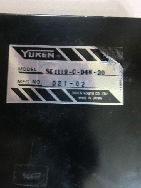 YUKEN KOGYO MODEL : SK1119-C-D48-20 (二手良品) — 3 / 3