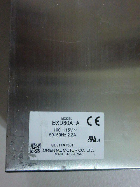 ORIENTAL MOTOR MODEL : BXD60A-A (二手良品) — 3 / 3