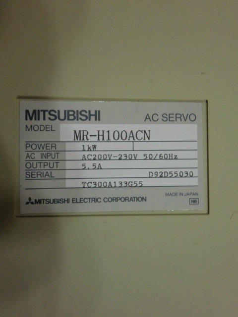 MITSUBISHI MODEL : MR-H100ACN 1000W (二手良品) — 3 / 3