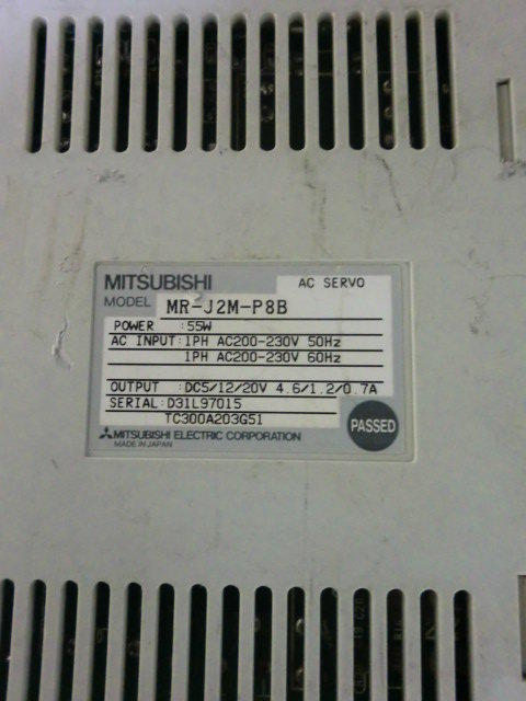 MITSUBISHI MODEL : MR-J2M-P8B 55W (二手良品) — 3 / 3