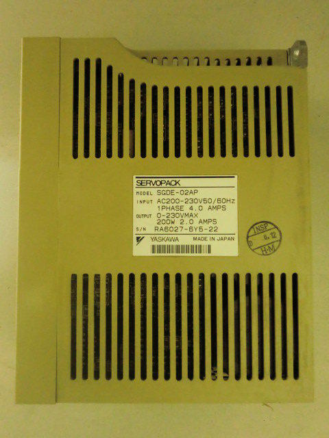 YASKAWA MODEL : SGDE-02AP 200W (二手良品) — 2 / 3