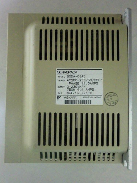 YASKAWA MODEL : SGDA-08AS 750W (二手良品) — 2 / 3