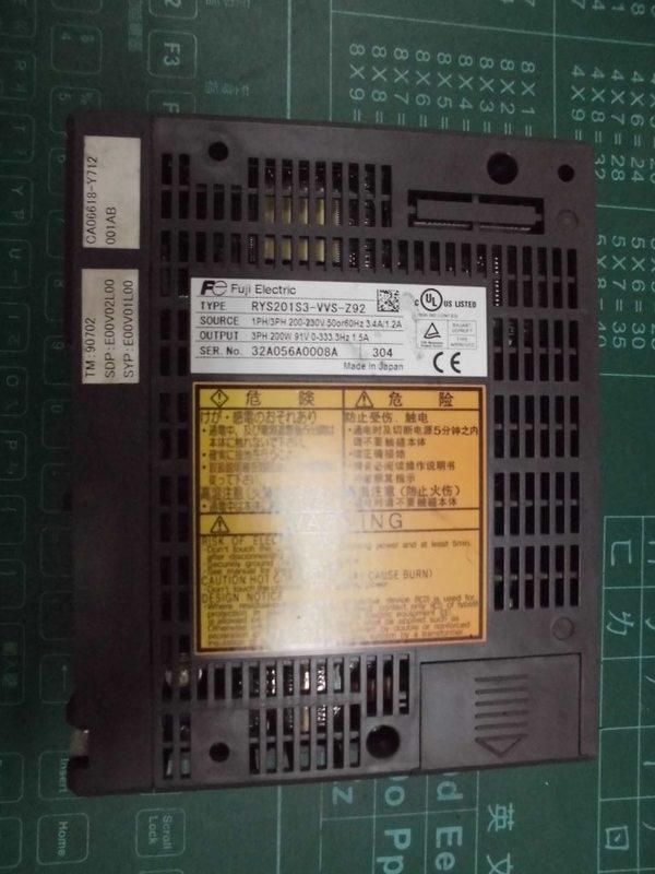 FUJI ELECTRIC MODEL : RYS201S3-VVS-Z92 200W (二手良品) — 2 / 3