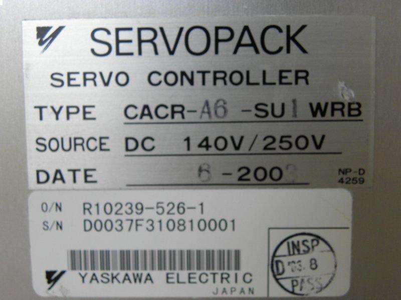 YASKAWA MODEL : CACR-A6-SU1WRB (二手良品) — 2 / 2