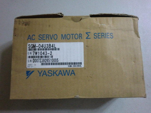 YASKAWA MODEL : SGM-04U3B4L 400W 盒裝 (NEW) — 3 / 3