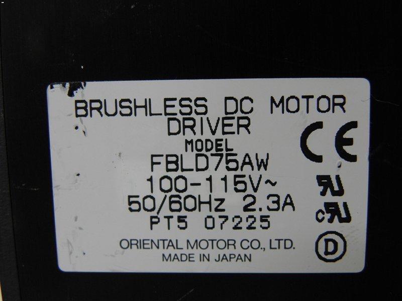 ORIENTAL MOTOR MODEL : FBLD75AW (二手良品) — 2 / 2