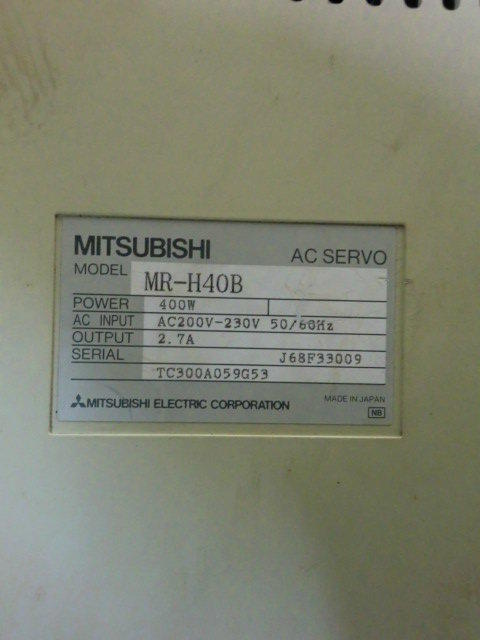 MITSUBISHI MODEL : MR-H40B 400W (二手良品) — 2 / 3