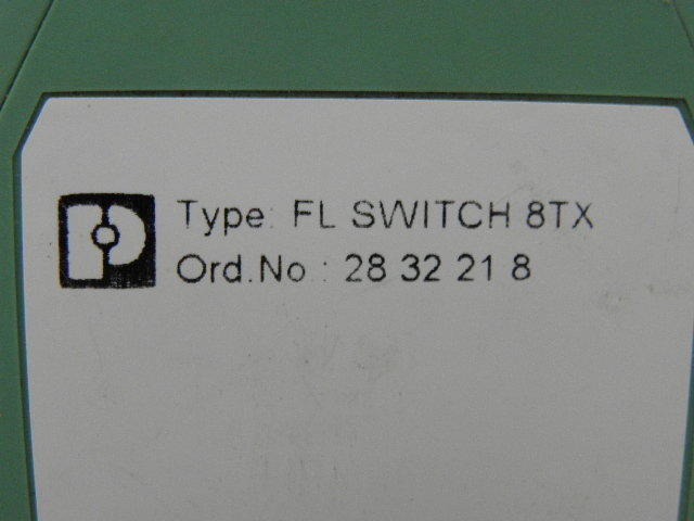 PHOENIX CONTACT TYPE : FL SWITCH 8TX (二手良品) — 2 / 2