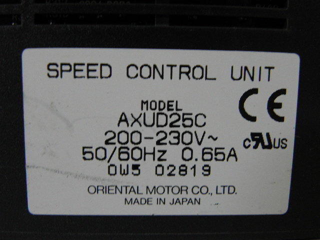 ORIENTAL MOTOR MODEL : AXUD25C 無盒裝 (NEW) — 2 / 2