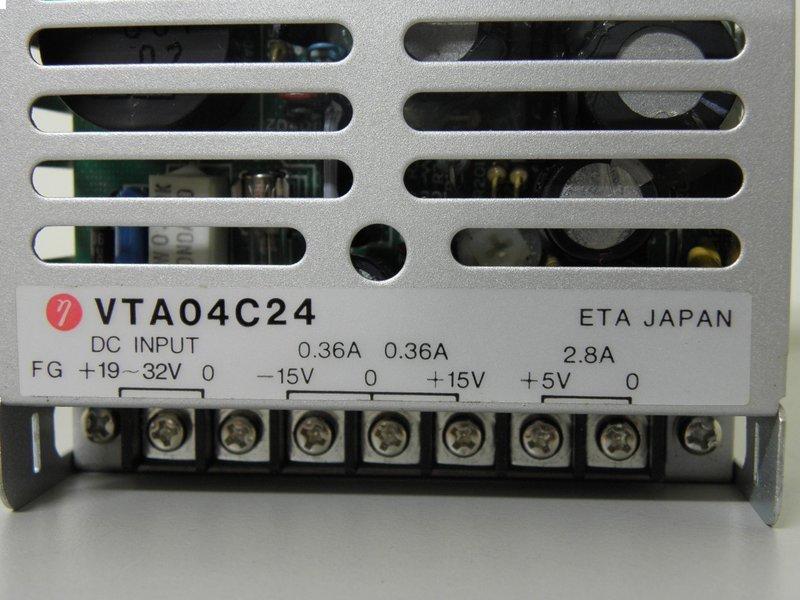 POWER SOURCE POWER SUPPLY MODEL : VTA04V24 INPUT : DC 19V ~ DC 32V 盒裝 (NEW) — 2 / 2