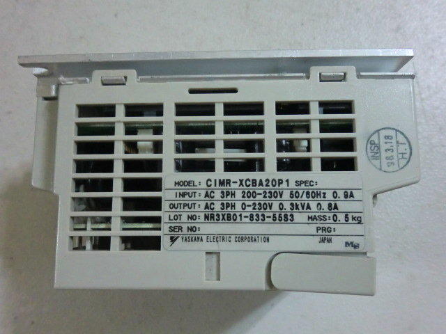 YASKAWA VS MINI MODEL : CIMR-XCBA20P1 200W 1/8HP — 2 / 2