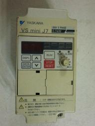 YASKAWA VS MINI J7 MODEL : CIMR-J7AA20P1 100W (二手良品)