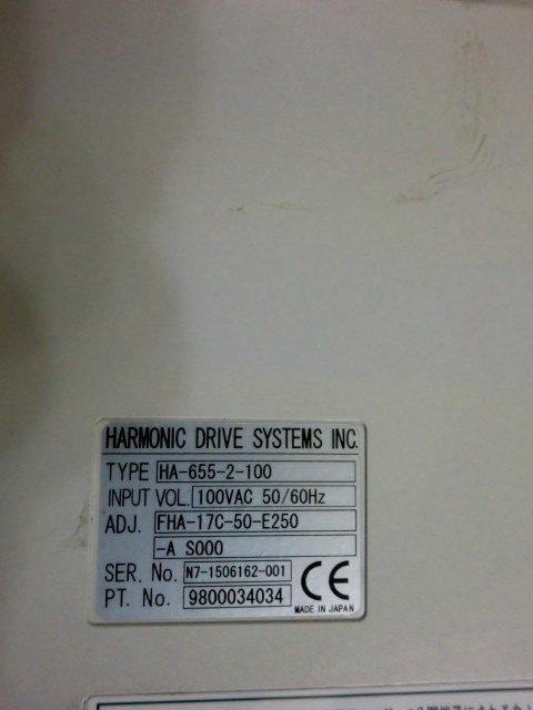 HARMONIC MODEL : HA-655-2-100 (二手良品) — 3 / 3