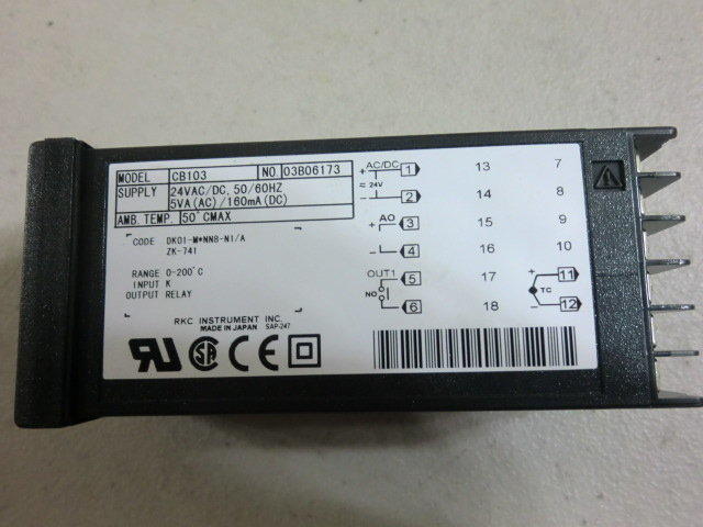 RKC MODEL : CB103DK01-M*NN8-N1/A 盒裝 (NEW) — 2 / 3