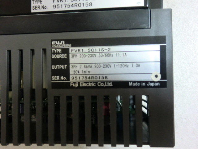 FUJI ELECTRIC MODEL : FVR1.5C11S-2 2HP 盒裝 (NEW) — 2 / 3