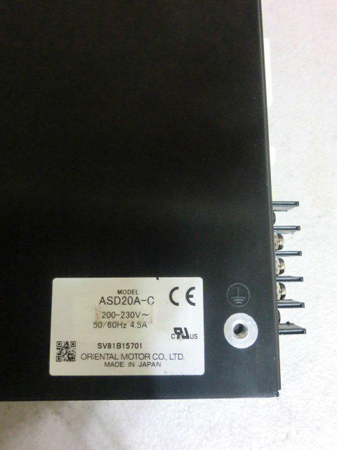 ORIENTAL MOTOR MODEL : ASD20A-C (二手良品) — 3 / 3