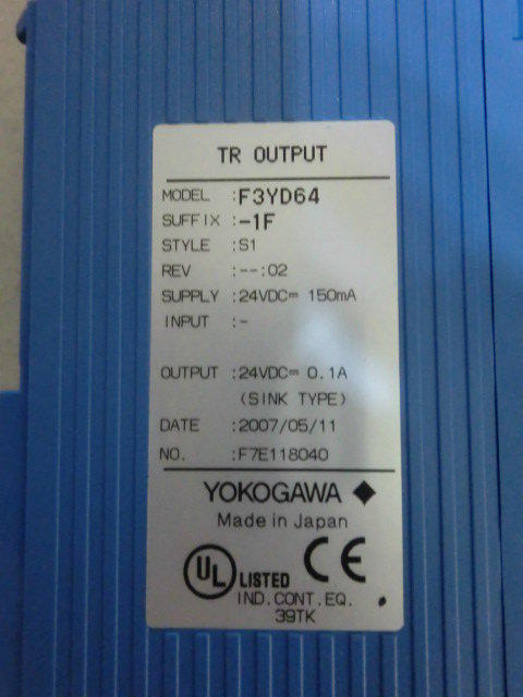 YOKOGAWA MODEL : F3YD64-1F 盒裝 (NEW) — 2 / 3