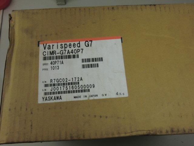 YASKAWA VARISPEED G7 MODEL : CIMR-G7A40P7 750W 1HP — 3 / 3