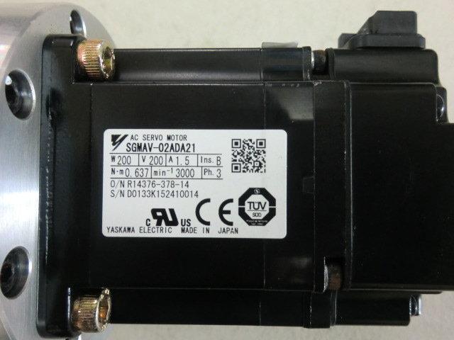 YASKAWA MODEL:SGMAV-02ADA21 + HPG-20A-45-F0999-BL1-SP — 2 / 3
