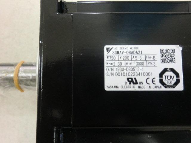 YASKAWA MODEL : SGMAV-08ADA21 750W 無盒裝 (NEW) — 2 / 3
