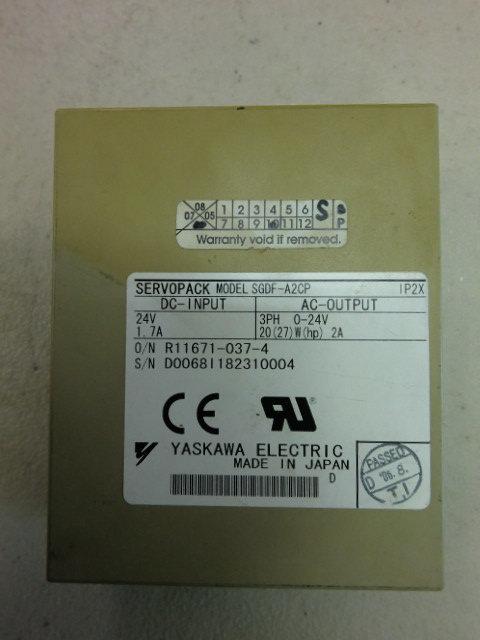 YASKAWA MODEL : SGDF-A2CP 20W  (二手良品) — 2 / 2