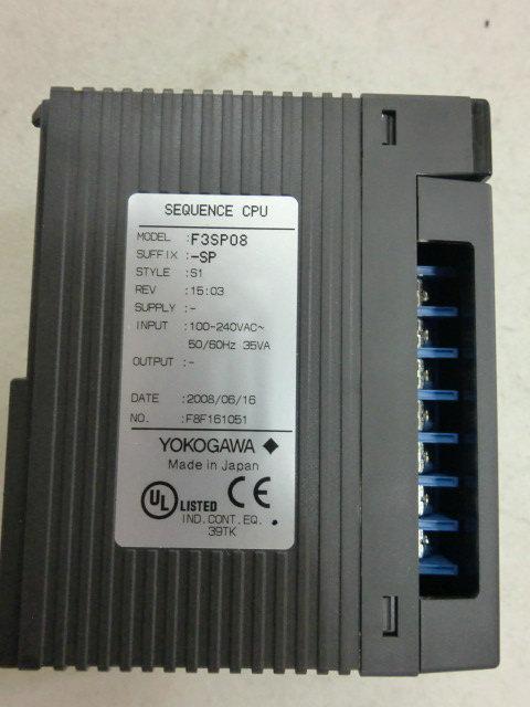 YOKOGAWA MODEL : F3SP08-SP 盒裝 (NEW) — 2 / 3