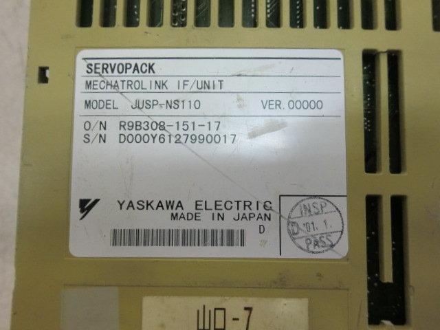 YASKAWA MODEL : SGDH-01AE + JUSP-NS110 100W (二手良品) — 3 / 3