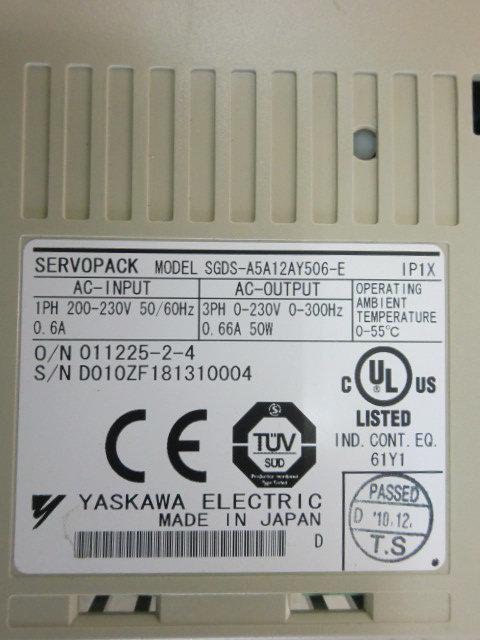 YASKAWA MODEL : SGDS-A5A12A Y506-E 無盒裝 (NEW) — 3 / 3