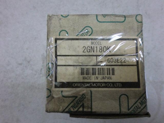 ORIENTAL MOTOR GEAR HEAD MODEL : 2GN180K 盒裝 (NEW) — 3 / 3