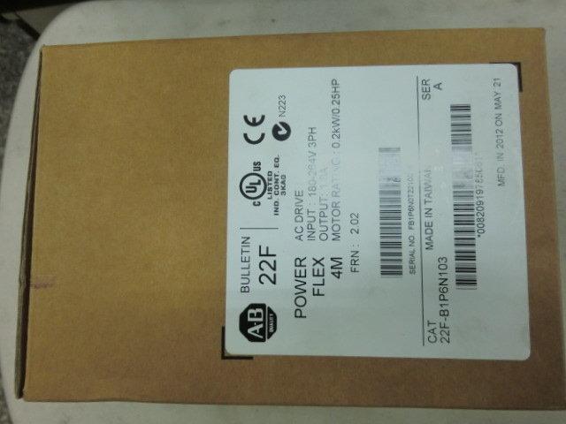 A-B POWER FLEX MODEL : 22F-B1P6N103 200W盒裝 (NEW) — 3 / 3