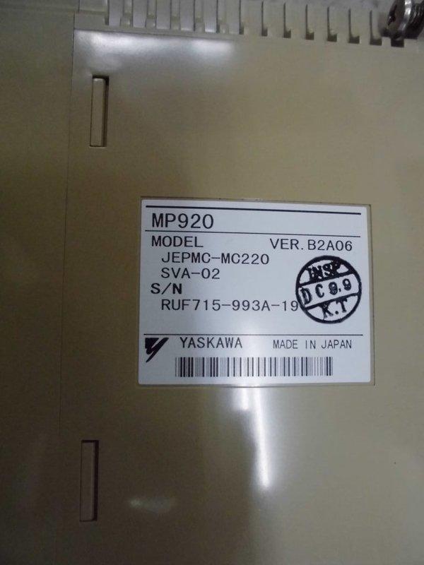 YASKAWA MP920 SVA-02 MODEL : JEPMC-MC220 VER.B2A06 — 2 / 3