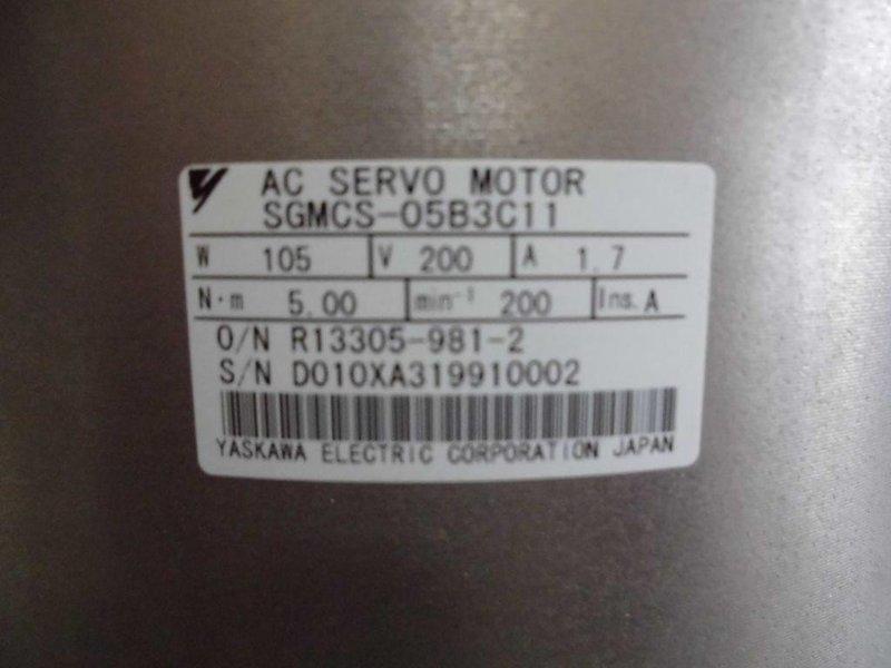 YASKAWA MODEL : SGMCS-05B3C11 105W 無盒裝 (NEW) — 2 / 3