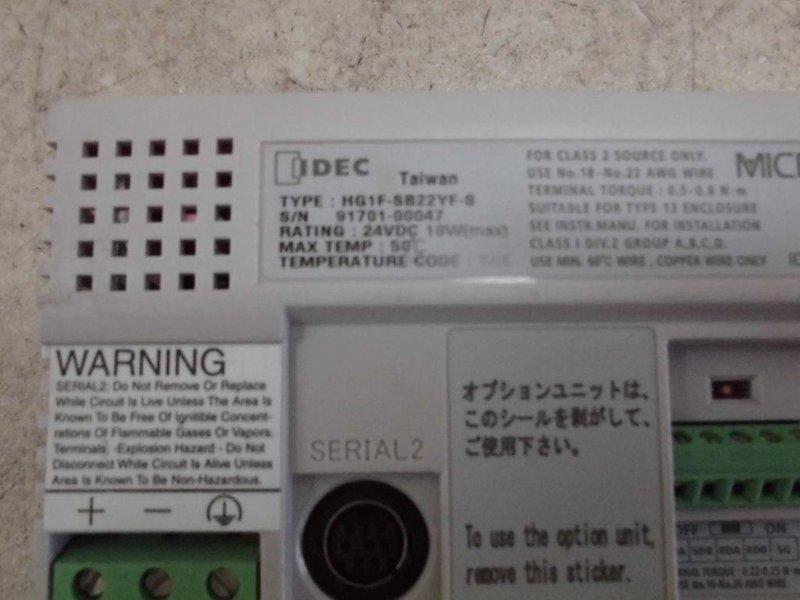 IDEC MODEL : HG1F-SB22YF-S (二手良品) — 3 / 3