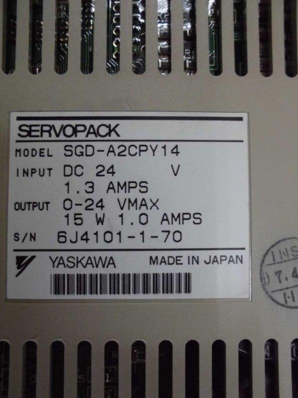 YASKAWA MODEL : SGD-A2CPY14 15W (二手良品) — 3 / 3
