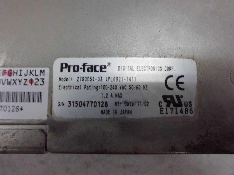 DIGITAL PRO-FACE MODEL : PL6921-T41 (二手良品) — 3 / 3