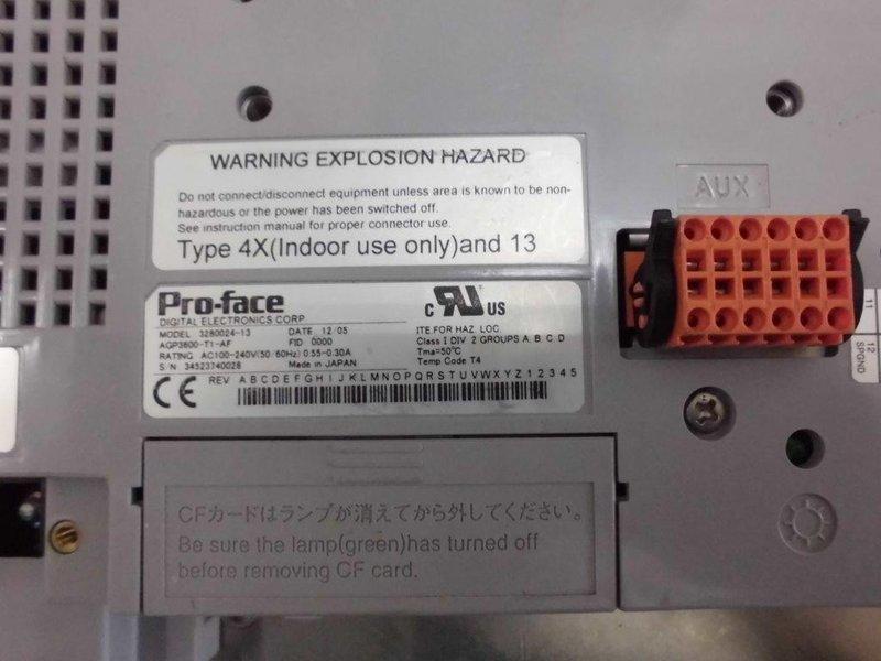 DIGITAL PRO-FACE MODEL : AGP3600-T1-AF (二手良品) — 3 / 3