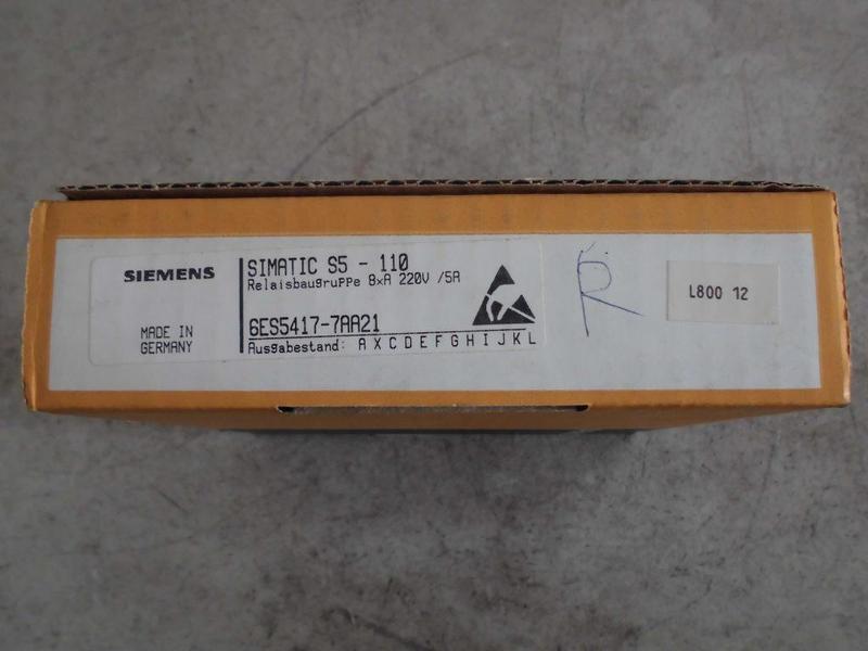SIEMENS S5 110 MODEL : 6ES5417-7AA21 盒裝 (NEW) — 3 / 3