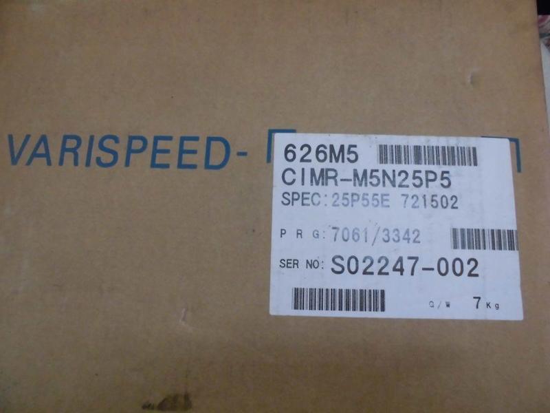 YASKAWA VS-606M5 MODEL : CIMR-M5N25P5 盒裝 (NEW) — 3 / 3