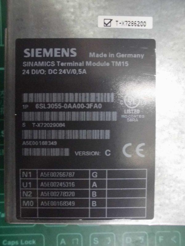 SIEMENS MODEL:TM15 MODEL : 6SL3055-0AA00-3FA0 (二手良品) — 3 / 3