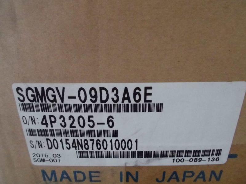 YASKAWA MODEL : SGMGV-09D3A6E 850W 盒裝 (NEW) — 3 / 3